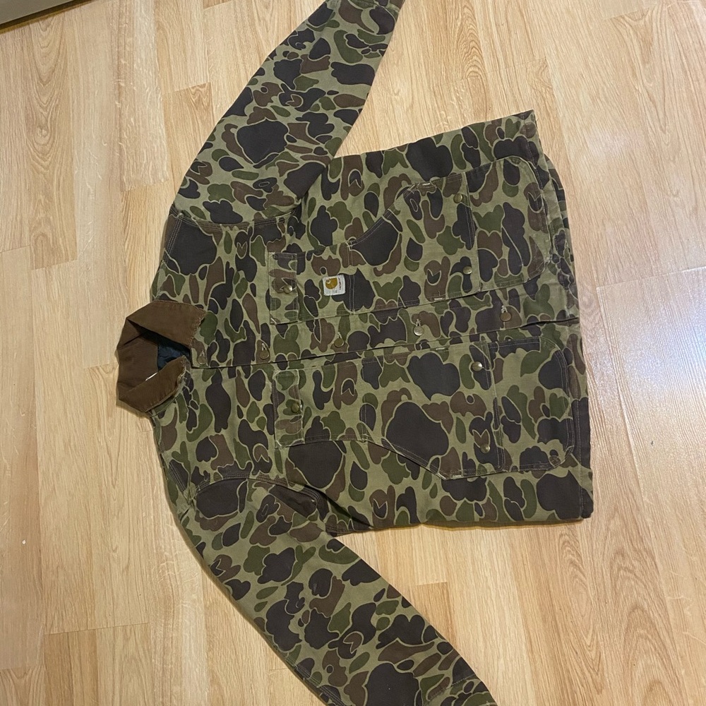 Vintage Carhartt Camo Hunting Jacket